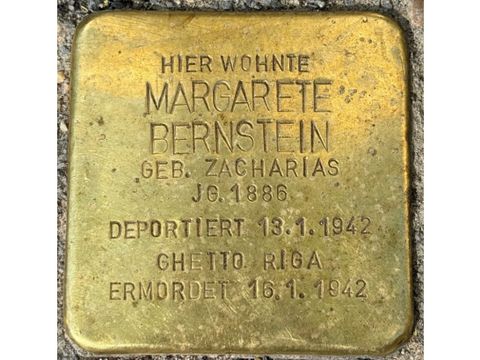 Stolperstein für Margarete Bernstein