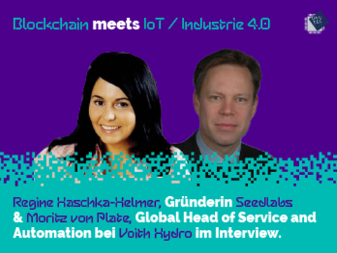 Bilder von Regine Haschka-Helmer und Moritz von Plate auf lilanem Hintergrund