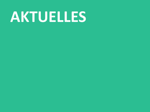 Aktuelles zur Umweltbildung