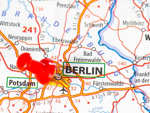 Berlin auf der Landkarte
