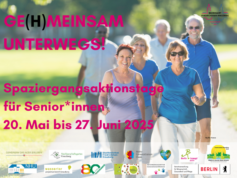 Foto von laufenden Senior:innen