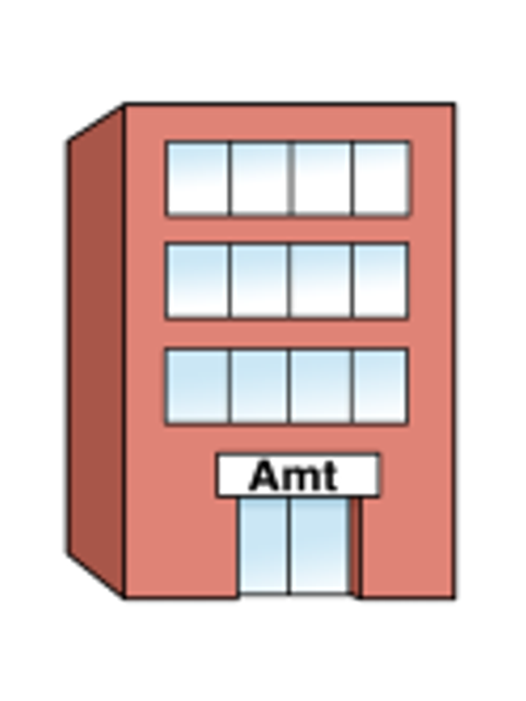 Grafik eines Finanzamtes