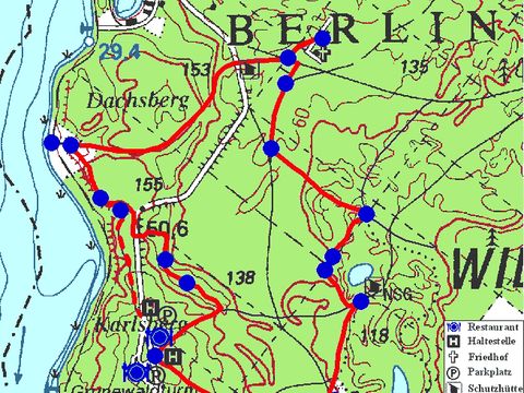 Wanderkarte (Bild: Berliner Forsten)