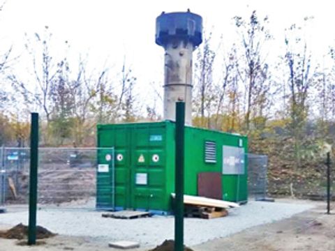 Gasfackel Deponie Wannsee 2017