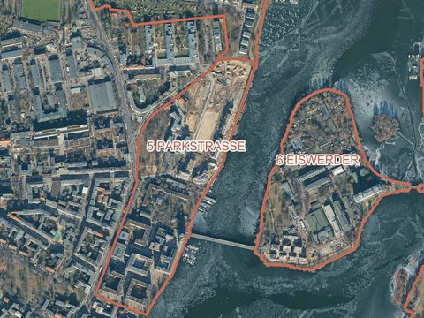 Die Wasserstadt Berlin-Oberhavel, Teilbereich Parkstraße