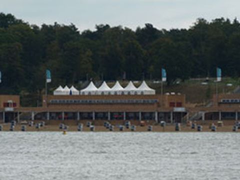 Blick auf das Strandbad Wannsee