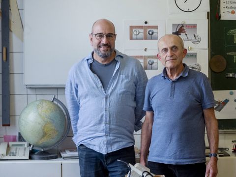Gesichter des SGE - Arbeitgeber Sieghard Scheffczyk und Arbeitnehmer Robert Rehmann