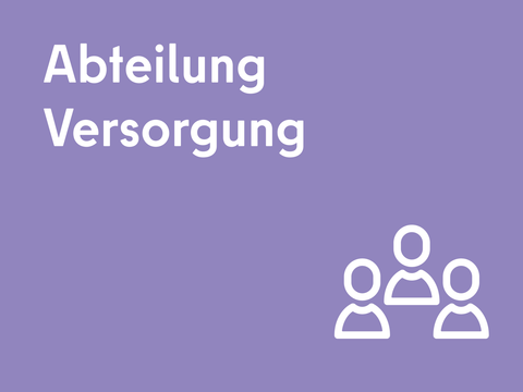 Abteilung Versorgung mit Menschengruppe Icon