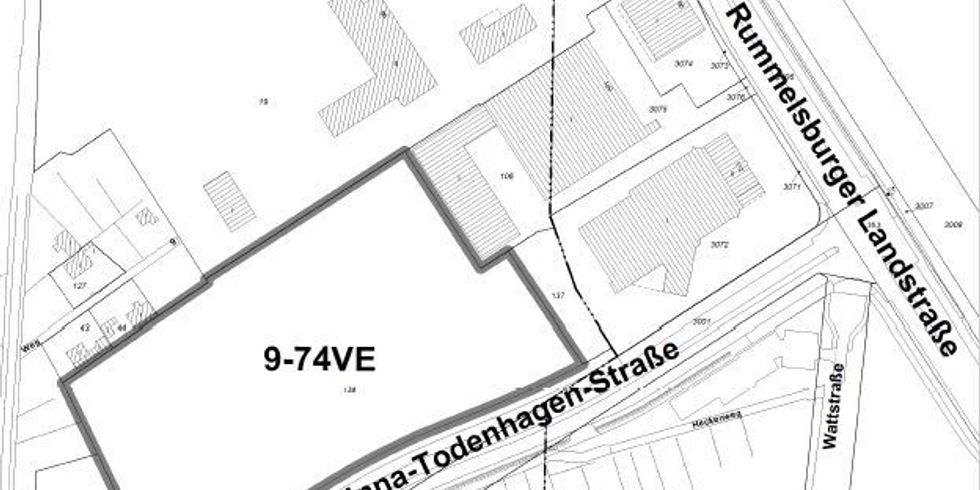 Geltungsbereich B-Plan 9-74 VE