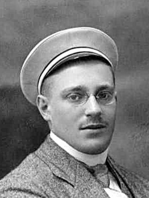 Alfred Beutler als Medizinstudent in Couleur einer nicht-identifizierten Studentenverbindung, undatiertes Photo (Bild: Familienbesitz)