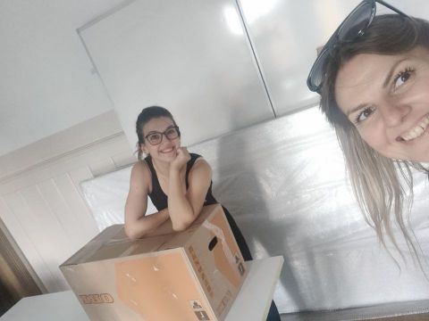 Daryna Rahemtulla und Inna Arion sammeln erneut Spenden für einen weiteren Transport ausrangierter Technik