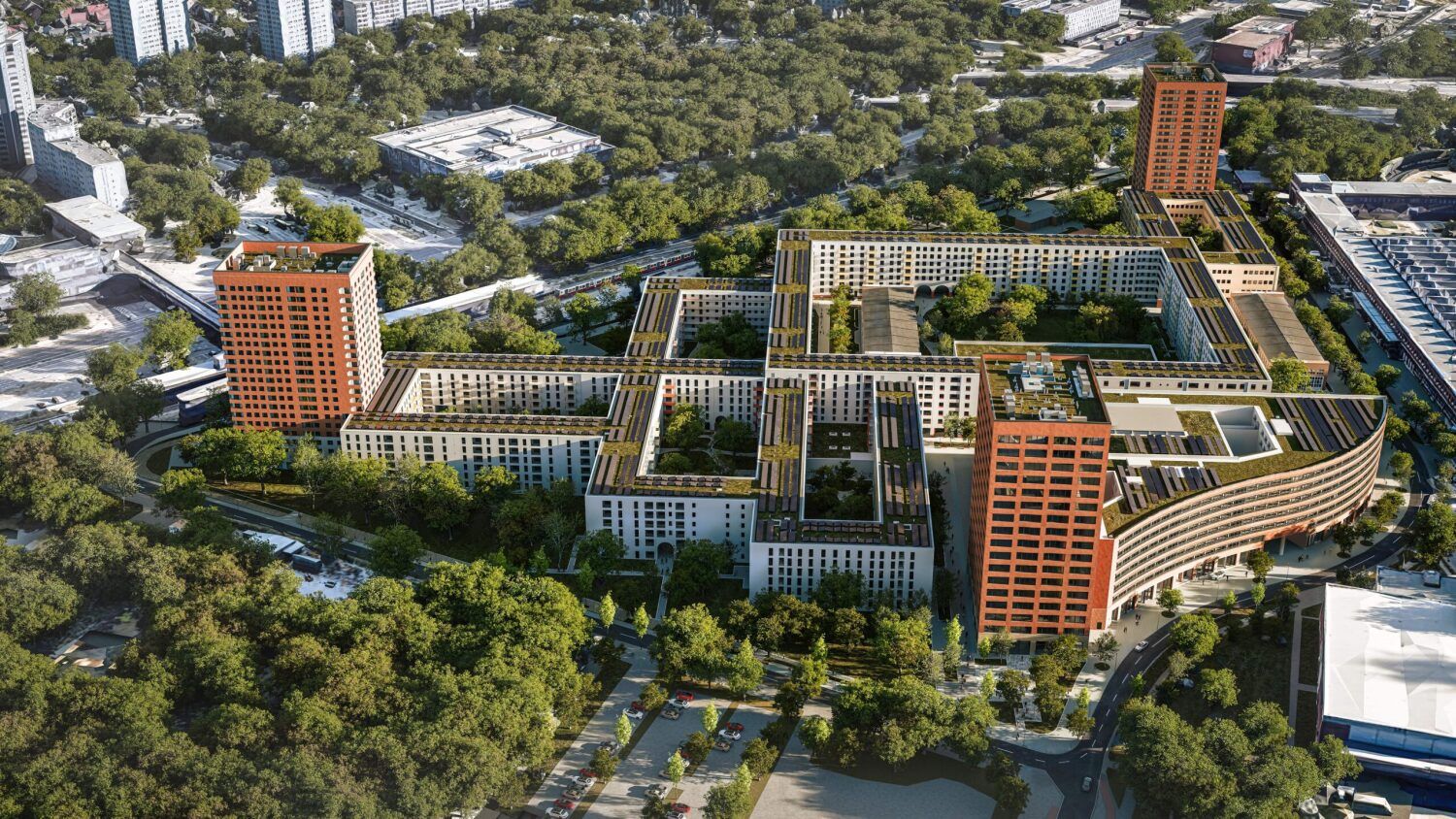 Georg-Knorr-Park Teilgebiet Ost - Rendering