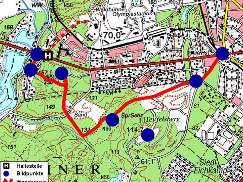 Wanderkarte (Bild: Berliner Forsten)