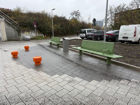Vorplatz Nord am Bahnhof Südkreuz
