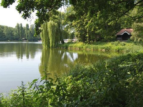 Blick auf den Jungfernheideteich