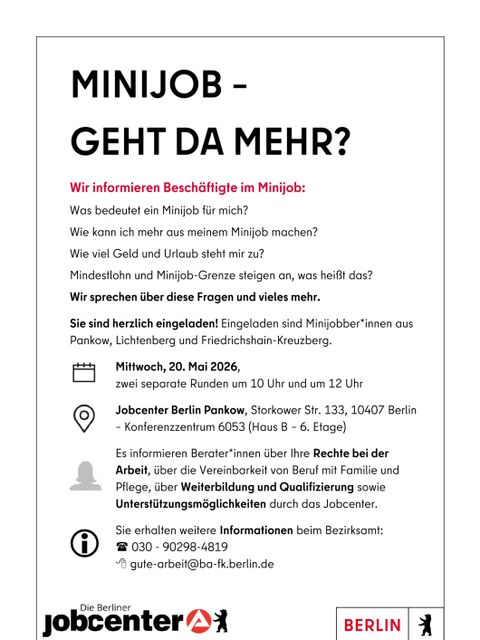 2026 Aushang Veranstaltung Minijob