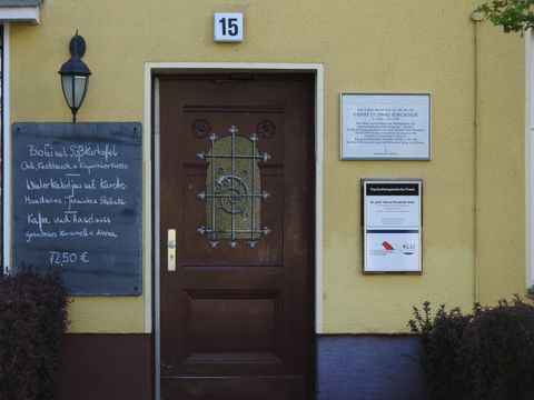 Durlacher Str. 15 (Ernst Ludwig Kirchner) Gedenktafel