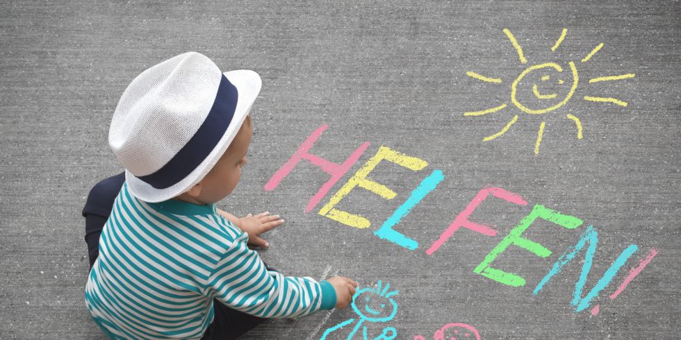 Kinderzeichnung - helfen!