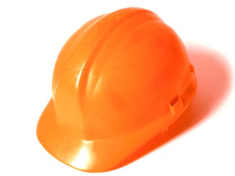 Foto von einem Schutzhelm