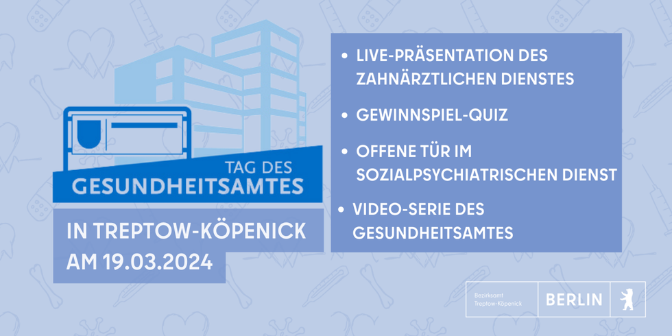 Sharepic zum Tag des Gesundheitsamtes am 19.03.2024 in Treptow-Köpenick