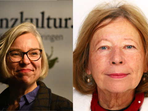 Danuta Schmidt und Irmtraud Gutschke