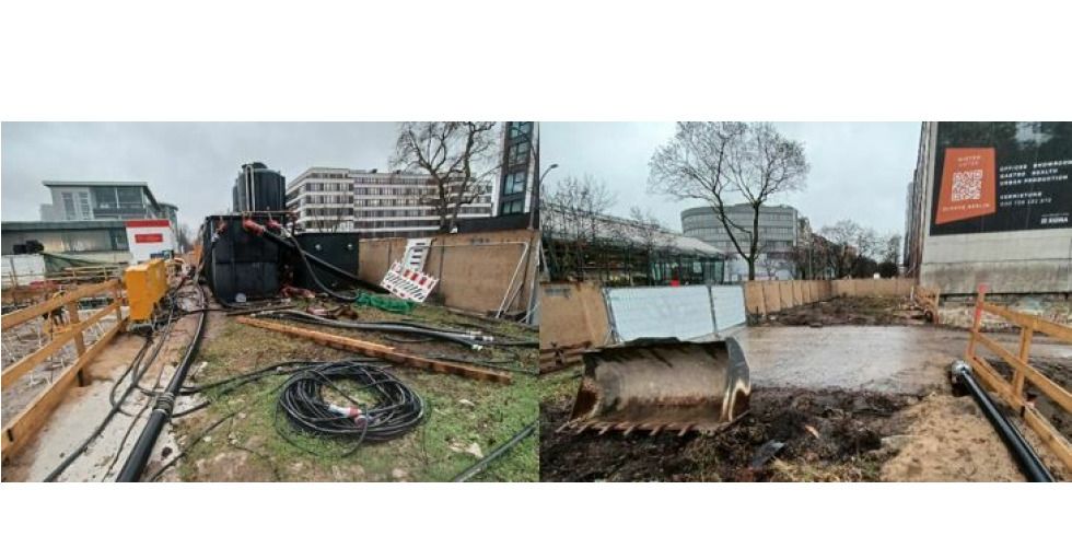 Aktuelle Situation an der Franklinstraße: Die Bäume wurden illegal gefällt.