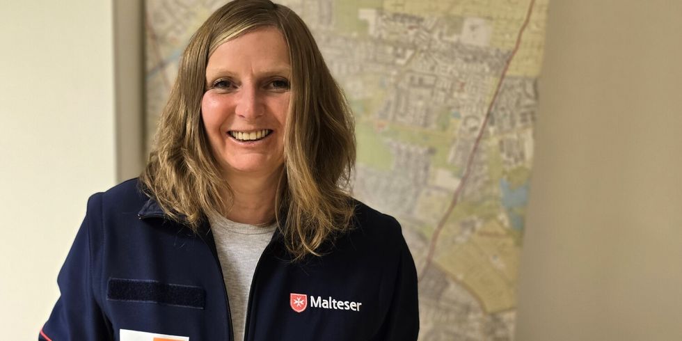 Sozialarbeiterin Annette Jooss ist als eine von vier Regionalkoordinator*innen in Berlin der "Berliner Hausbesuche"