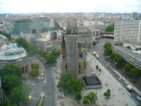 Blick aus der 20. Etage des Europa-Centers, Foto: KHMM