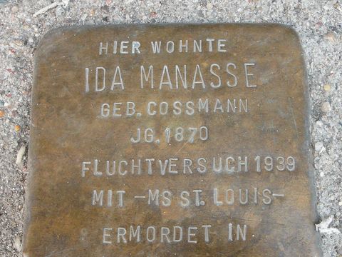 Stolperstein Ida Manasse