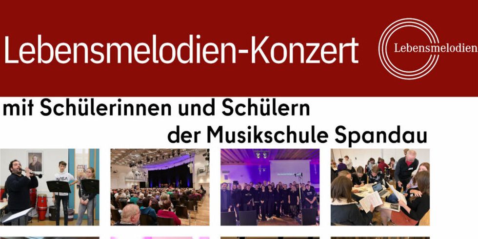 Konzert Plakat Lebensmelodien