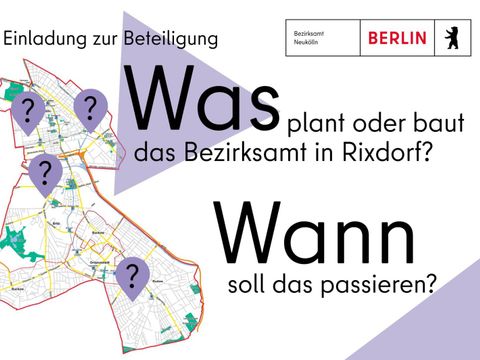 Visual für die Beteiligung zum Kiez-Spaziergang in Rixdorf 2026