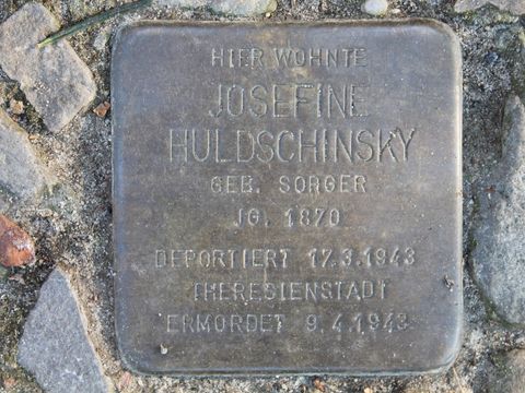 Stolperstein für Josefine Huldschinsky