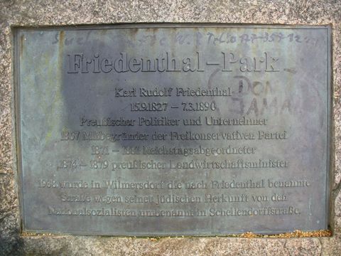 Gedenktafel für Karl Rudolf Friedenthal, 21.7.2009, Foto: KHMM