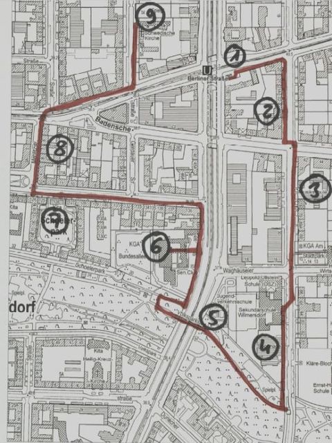 Kartenskizze 192. Kiezspaziergang, 9.12.2017 (Bild: BA CW, ML)
