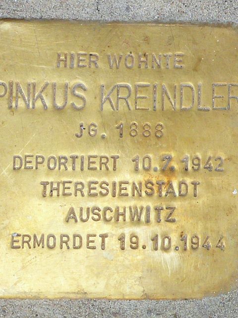 Stolperstein für Pinkus Kreindler