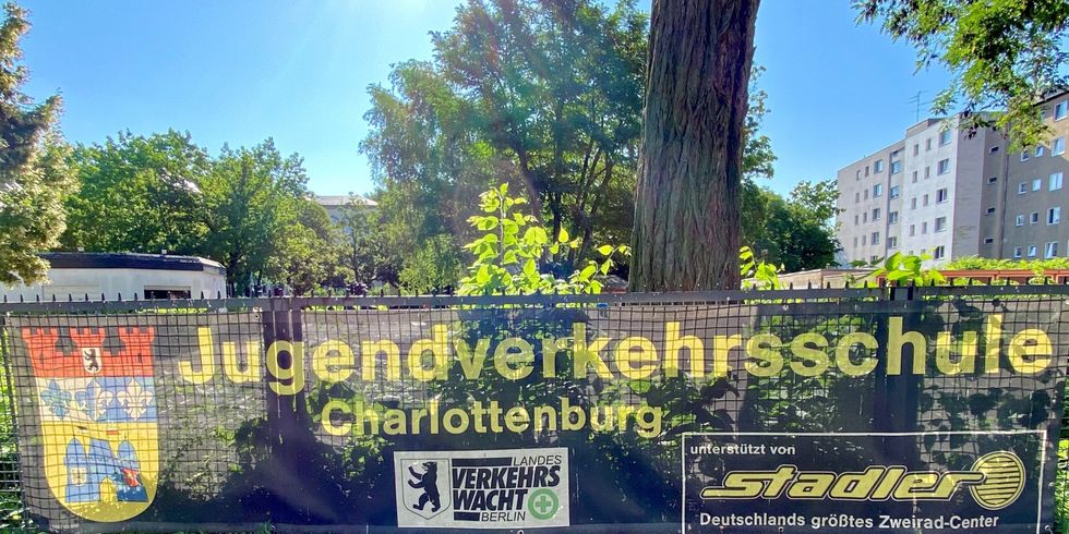 Banner Jugendverkehrsschule Charlottenburg, 2021