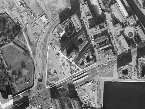 Luftbild Europaplatz Nord, Berlin Mitte