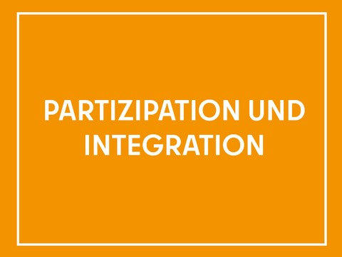 Teaser mit der Aufschrift Partizipation und Integration