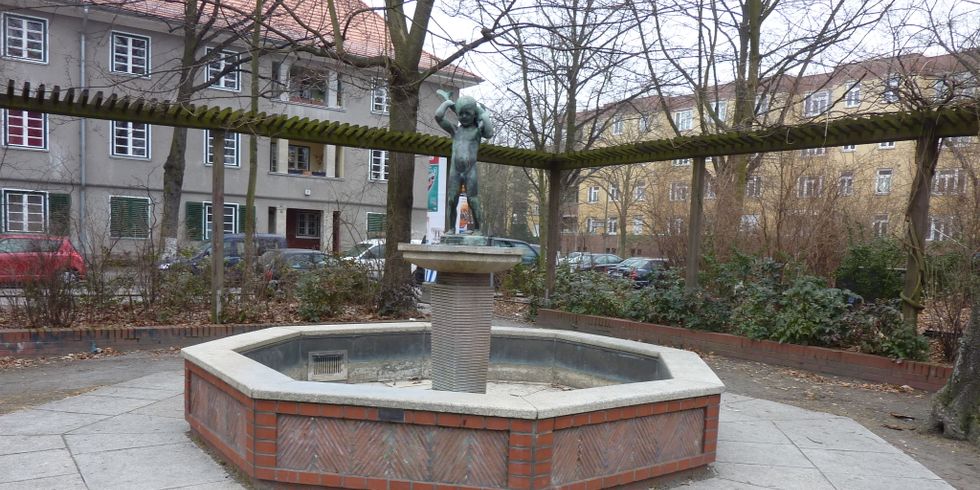 Brunnen auf dem Kissinger Platz