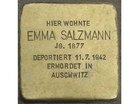 Stolperstein für Emma Salzmann