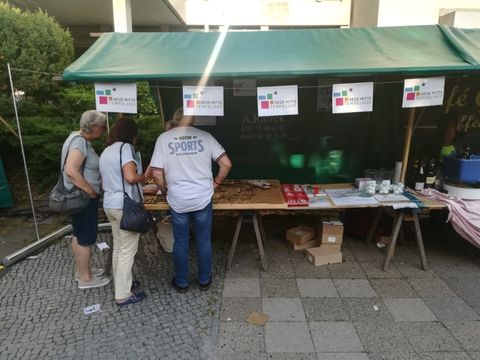 Infostand beim Tempelhofer Sommer 2019