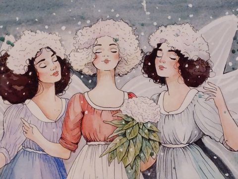 Manuela De Simone - Drei Elfen (Bild: MS Fanny Hensel)