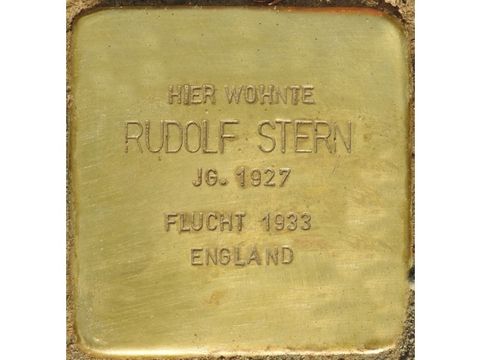 Stolperstein Rudolf Stern (Bild: Stolpersteine-Initiative CW, Hupka)