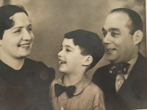 Hildegard, Gerd und Bruno Wollmann