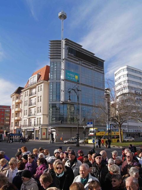 Handtuchhaus von Helmut Jahn, Foto: Raimund Müller