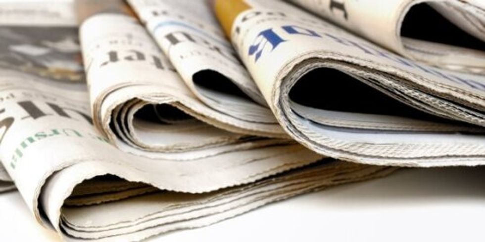 Zeitungsstapel