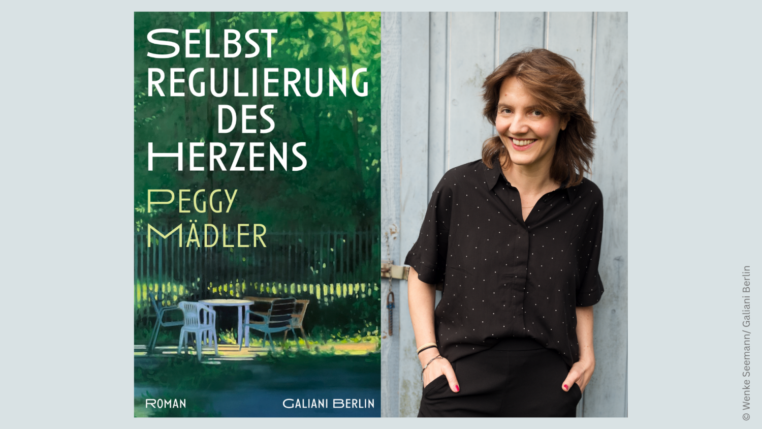 Buchcover und Autorinnenfoto