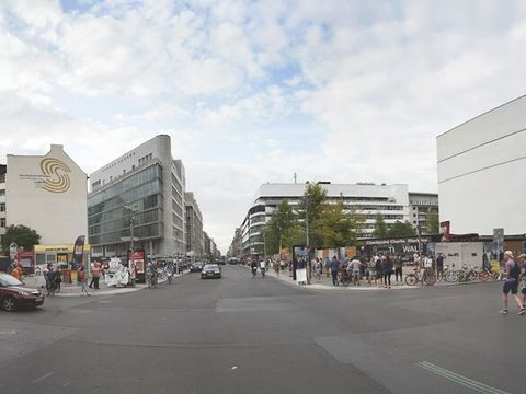 Checkpoint Charlie, Panorama (Bild: Landesdenkmalamt Berlin, Wolfgang Bittner)