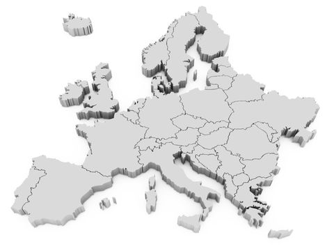 Umriss Europa (34432467)