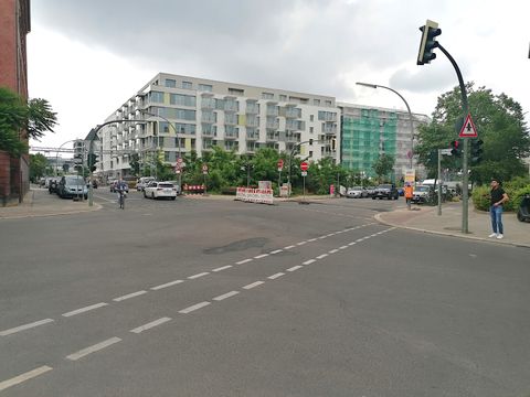 Kreuzung Ella-Barowsky- und Gotenstrasse Juni 2023